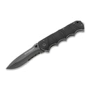 Nóż kieszonkowy BOKER Black Spear z rękojeścią ze stali nierdzewnej 440A z aluminium, powlekaną na czarno