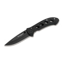 BOKER Shadow Składany scyzoryk typu drop point ze stali nierdzewnej 440A w kolorze czarnym