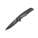 Nóż kieszonkowy BOKER Black Carbon z rękojeścią z włókna węglowego ze stali nierdzewnej 440A
