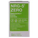 NRG-5 Zero emergency food ration pack 500g vegan gluten and lactose free with 9 bars for survival and camping