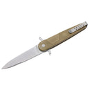 ExtremaRatio BD2 LUCKY DESERT pocket knife Bohler N690 steel plain edge blade - GoMilitar