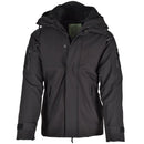 Mil-Tec brand Parka w winter liner warm Black jacket waterproof Men Rain Gear - GoMilitar
