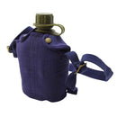 W komplecie oryginalna belgijska manierka wojskowa 1L z plastikowym kubkiem, aluminiowym kubkiem