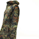 Original German army field jacket parka military issue hooded Flecktarn combat - GoMilitar