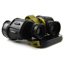 Original Romanian army IOR 7x40 binoculars with rubberized coating and green strap, designed for military use in harsh conditions.