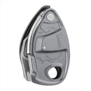Petzl GRIGRI+ Urządzenie asekuracyjne ze wspomaganiem hamowania, antypaniczne 8,5–11 mm, szare