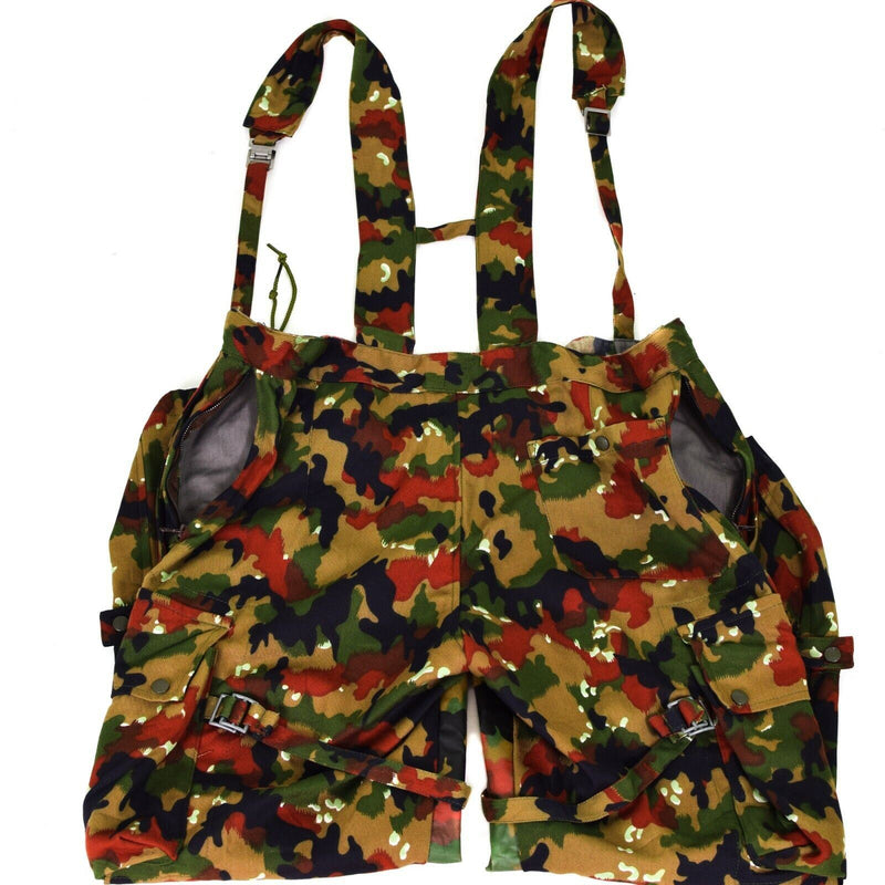 Prawdziwe szwajcarskie spodnie armii M70 Szwajcaria Combat Camo Sniper Pants Nowe
