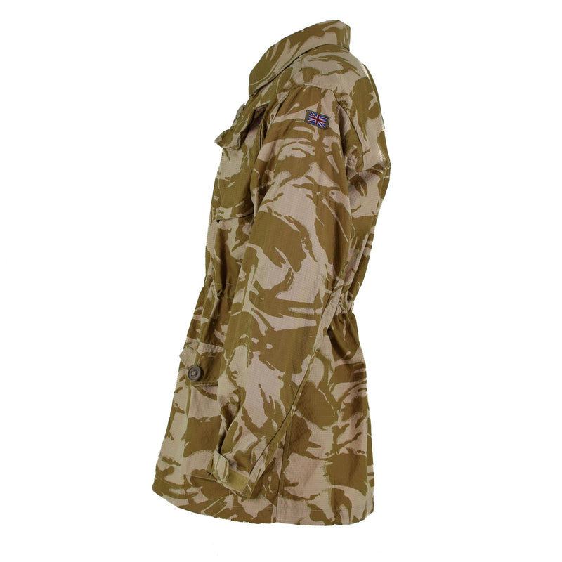 Oryginalna brytyjska kurtka armii Smock Desert Camo Ripstop Parca Wojskowe wydanie NOWOŚĆ