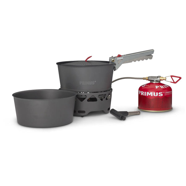 Primus PrimeTech Camping Set Set 1,3 litrów gotowania w gotowaniu naczynia palnika na zewnątrz