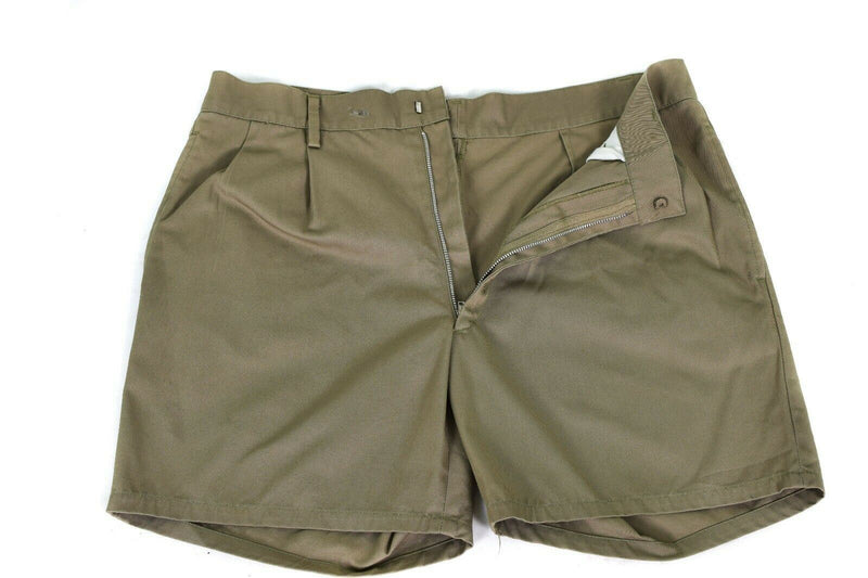 Oryginalne szorty armii włoskiej khaki chino wojskowe bermuda bermuda bdu