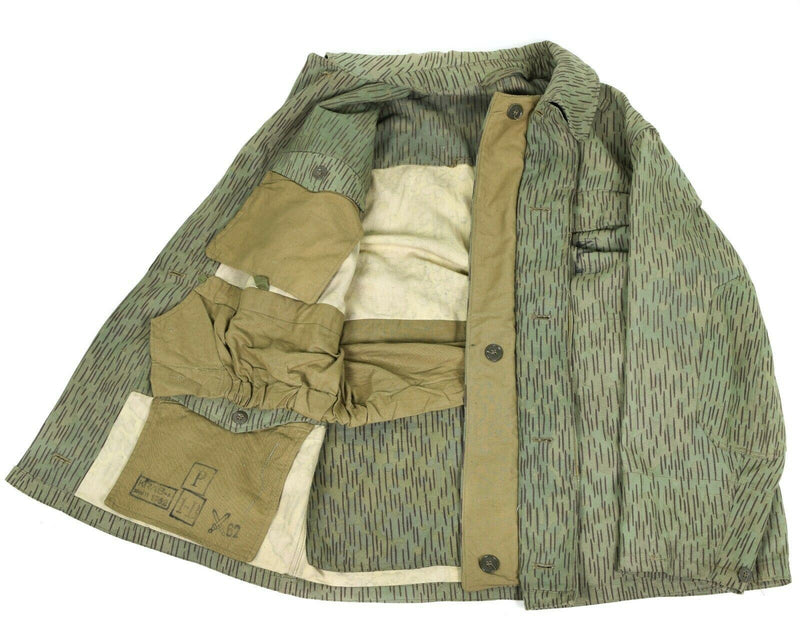 Oryginalny czeski armia wojskowa M60 Field Jacket Parma Rain Drop Camuflage