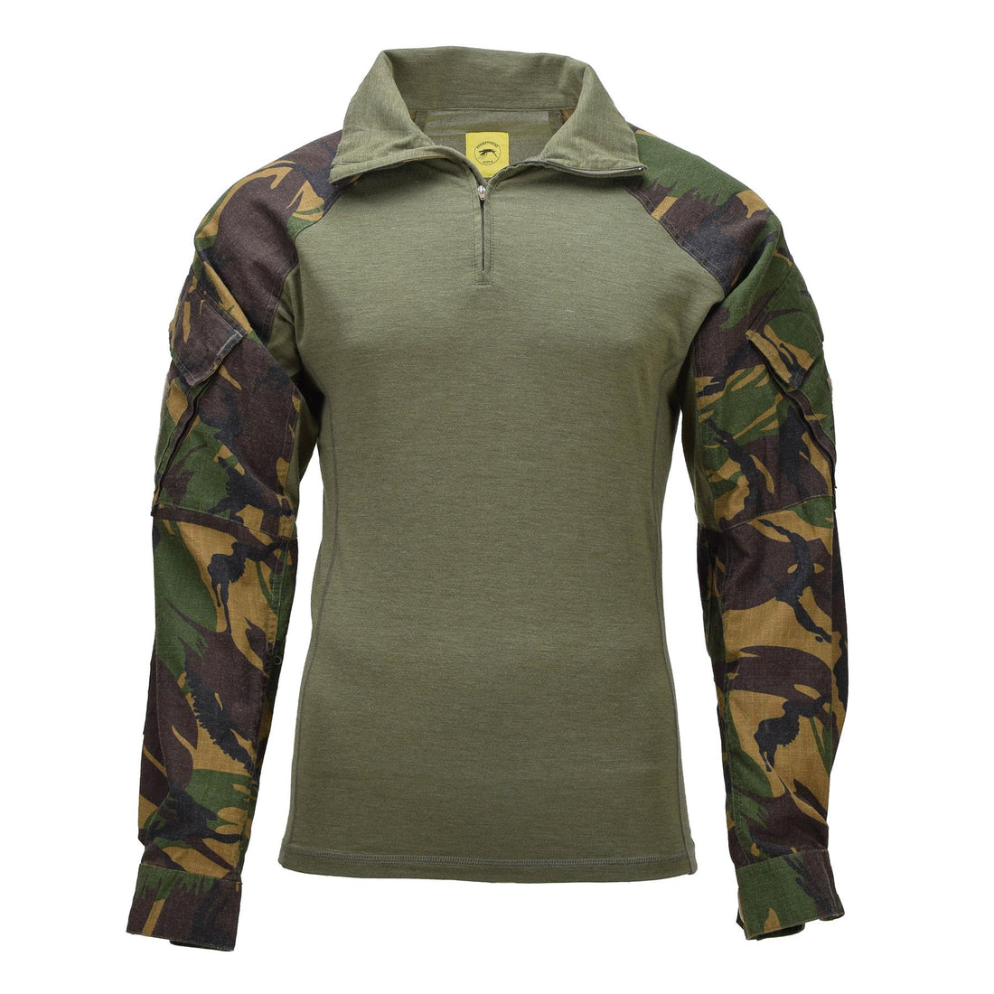 Oryginalna holenderska koszula wojskowa bojowa Field Top Quarter Zip w kamuflażu DPM