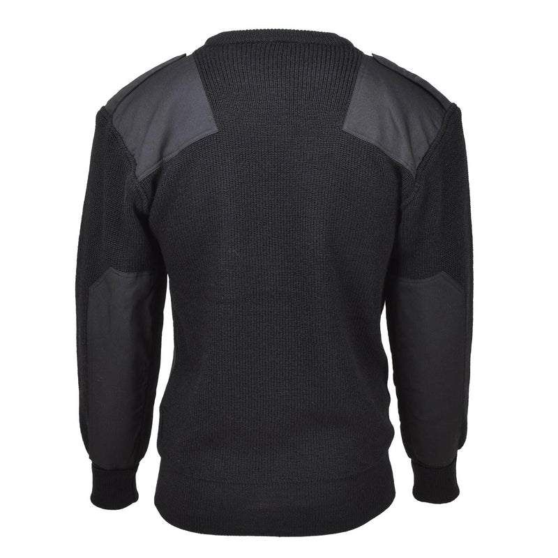 MFH SWEATER SWEATO Commer Selk Rib Rit Wełna Wzmocniona wełna
