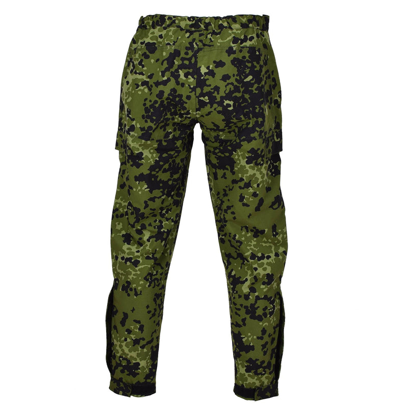 Oryginalne duńskie spodnie deszczowe Camo M84 Wodoodporna taktyczna spoda walki