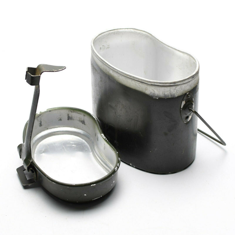 Prawdziwy zestaw do armii rumuńskiej. Aluminiowy wojskowy melonik