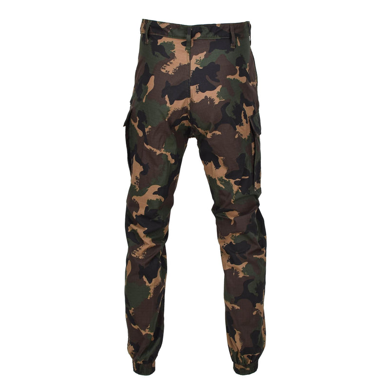 Oryginalne węgierskie wojskowe spodnie letnich pola M1990 Woodland Camo Ripstop Nowe