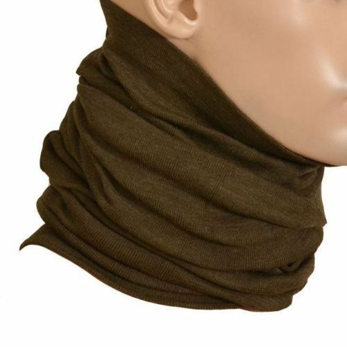 Oryginalny szalik armii czeskiej. Army Issue Tube Scarf Brown New 2pcs Lot