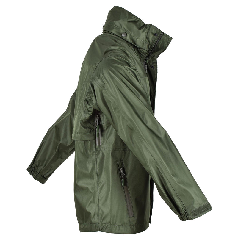 Kurtka marki MIL-TEC Olive Green Waterproof Men Wodoodporna odzież deszczowa