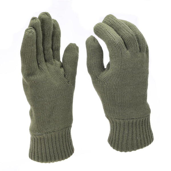 Rękawiczki Mil-Tec Mężczyźni ciepłe dzianiny THINSULET ™ Olive OD Winter Tactical Gear