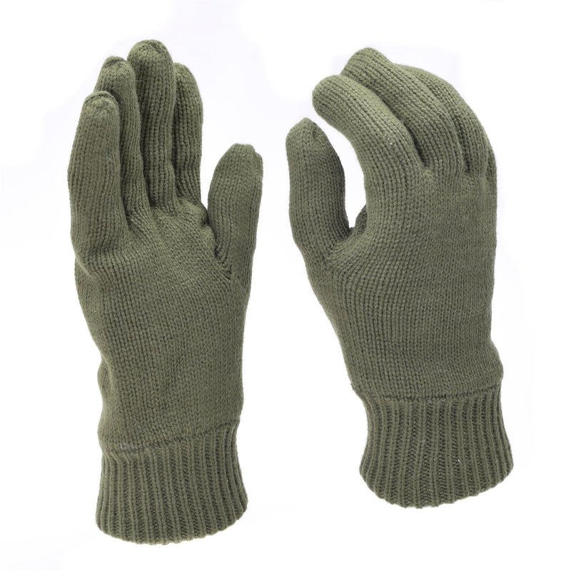 Rękawiczki Mil-Tec Mężczyźni ciepłe dzianiny THINSULET ™ Olive OD Winter Tactical Gear