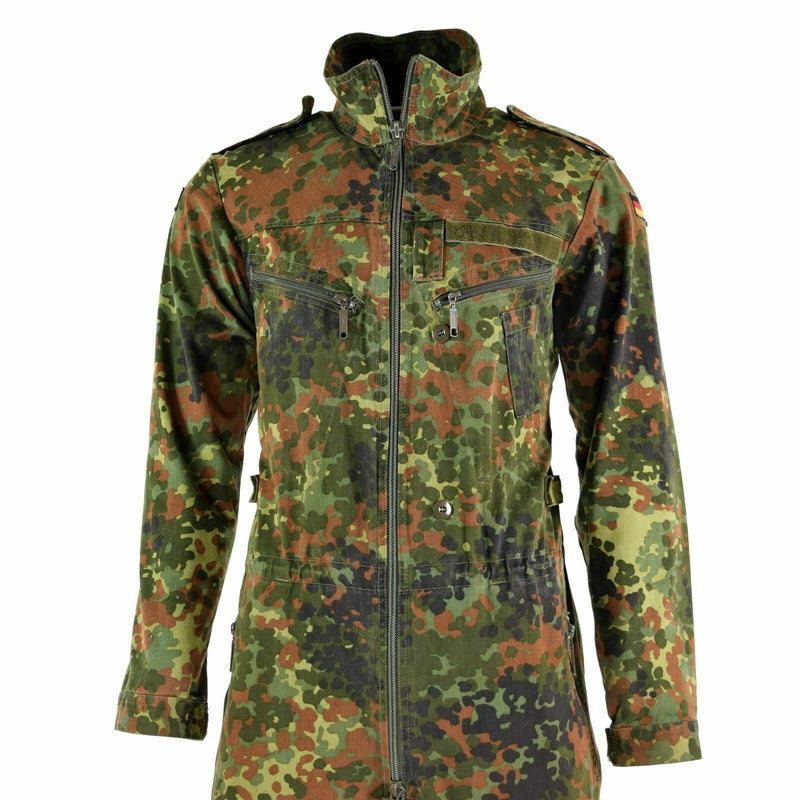 Oryginalny armia niemiecka flecktarn ogólna kombinezon kombinezonu kombinezonu tankowca