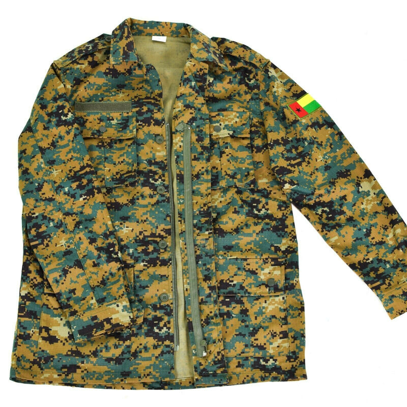 Oryginalna guinee bissau army kurtka RIPSTOP Digital Savana Camo Wojskowe wydanie NOWOŚĆ