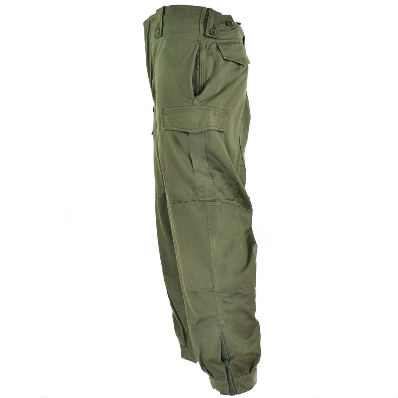 Oryginalne belgijskie spodnie bojowe M65 Olive Green Pants Pants