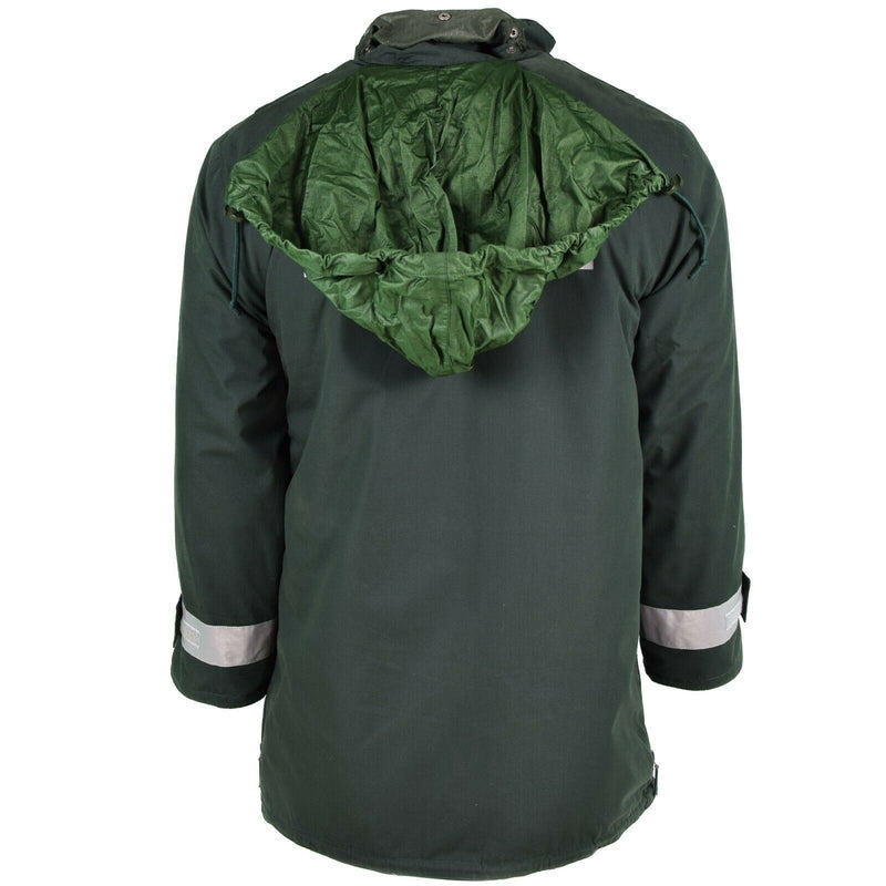 Oryginalna niemiecka kurtka policyjna Goretex Green Waterproof BGS Parkha Border Guard