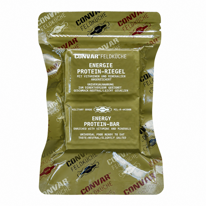 CONVAR Feldküche Energy Protein Bar, klasa wojskowa, 10-letni okres przydatności do spożycia, 120g