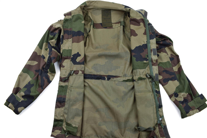 Oryginalna francuska armia Parka Feline T4 T4 Kurtka bojowa CCE CAMO Tropical Weather Nowa