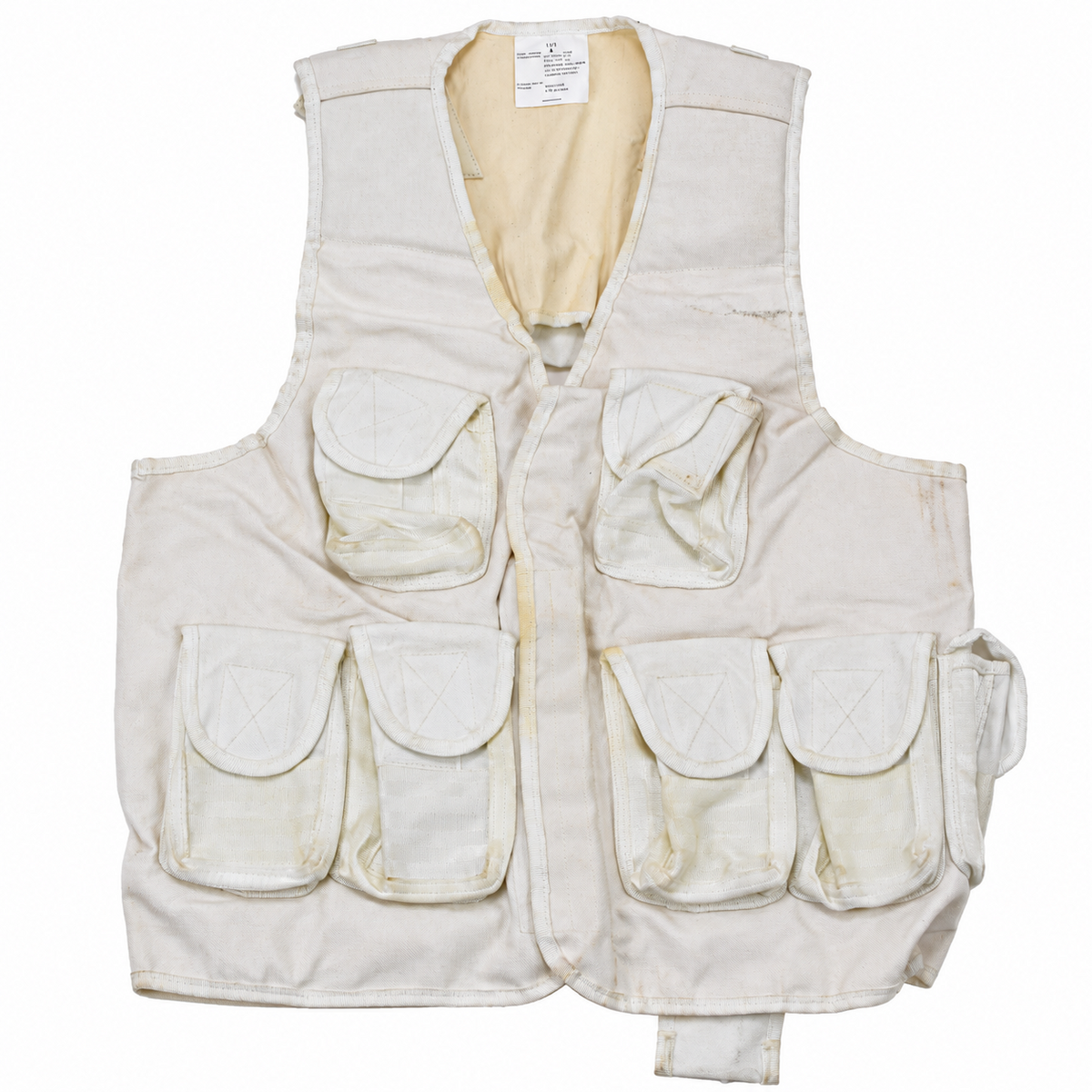 Oryginalna turecka kamizelka taktyczna wojskowa Multi Pouch Field Utility biała