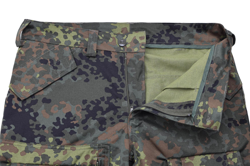 Leo Kohler Army Combat Pants Pants Flecktarn Camo Forced Cargo Field Spoders
