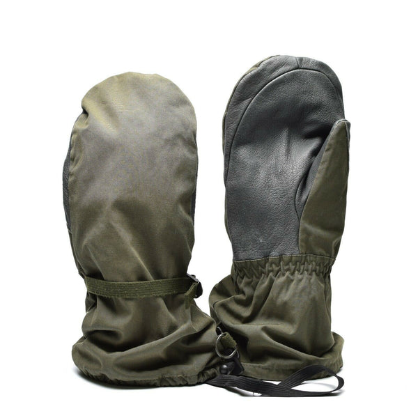 Oryginalna armia austriacka Olive OD Goretex Mittens Wojskowe wodoodporne rękawiczki bojowe