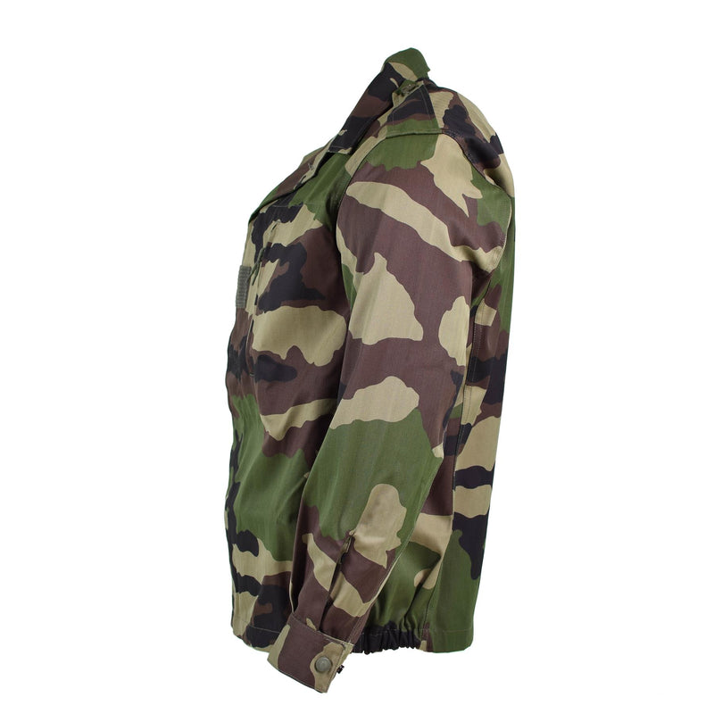 Oryginalna francuska armia bojowa zmęczenie kurtki bojowe Ce Camo wojskowa nadwyżka