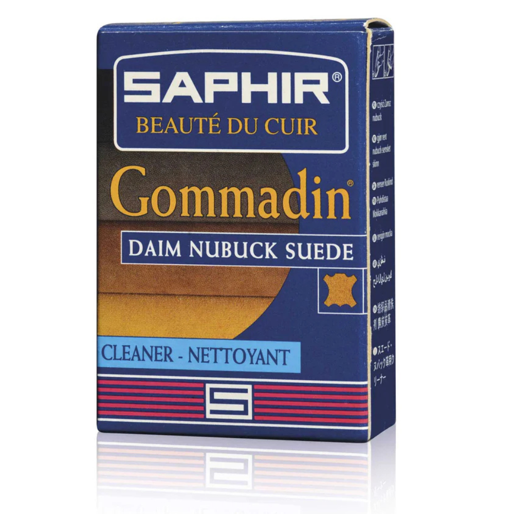 Gumka do czyszczenia Saphir Gommadin Suede Nubuk Kauczuk naturalny w kolorze beżowym
