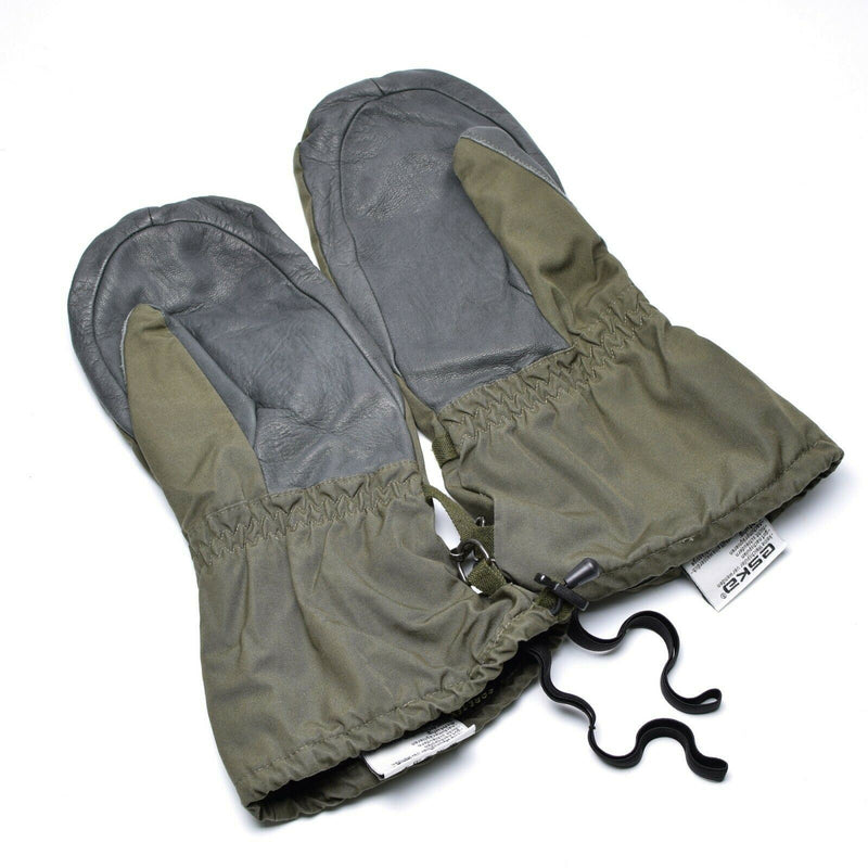 Oryginalna armia austriacka Olive OD Goretex Mittens Wojskowe wodoodporne rękawiczki bojowe