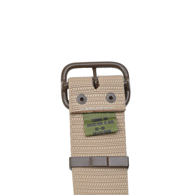 Oryginalne czeskie wojskowe spodnie taktyczne Pas Canvas Khaki Thorn Brown Blustle Nowa