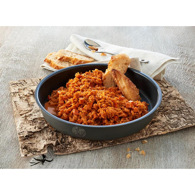 Trek'n jeść główny posiłek kurczak tikka masala odwodnione przetrwanie na zewnątrz