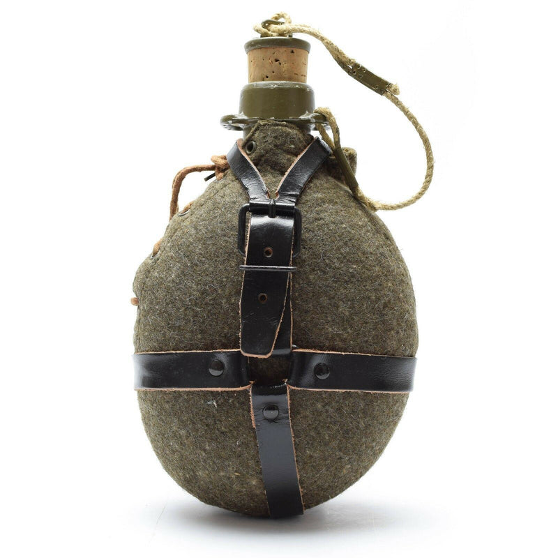 Oryginalny Czech Army Picie Flask M60 Water Bottle Bottle Cankow Cork Cork Stopper