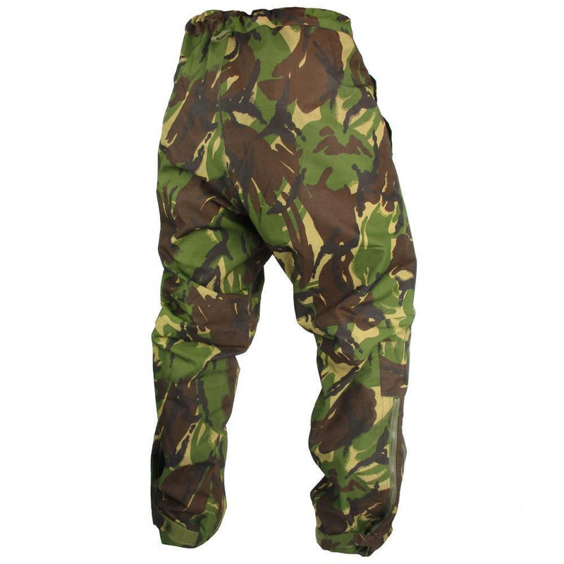 Oryginalny armia brytyjska walka wojskowa DPM Camo deszczowe spodnie wodoodporne Goretex