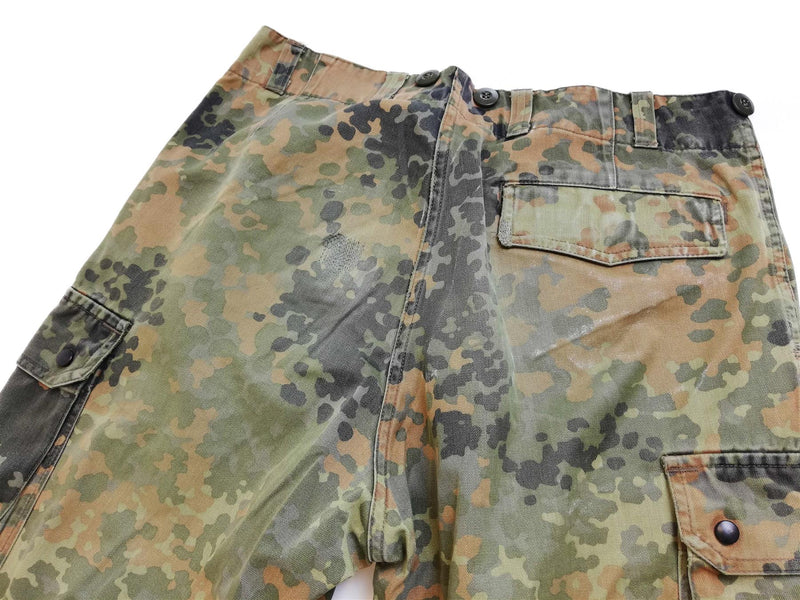 Oryginalny problem armii niemieckiej Flecklecktarn Camo Pants Field Combat Wojskowe spodnie