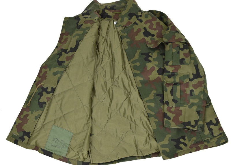Oryginalny polski armia Parkana Panther Camo Wojska kurtka walka BDU nadwyżka nowa