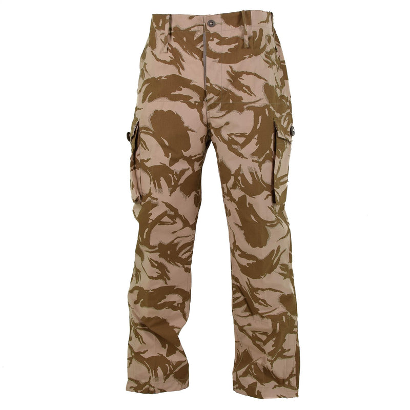 Oryginalne spodnie brytyjskie Pustynne oddziały pola DP Walka Windproof BDU Spodery