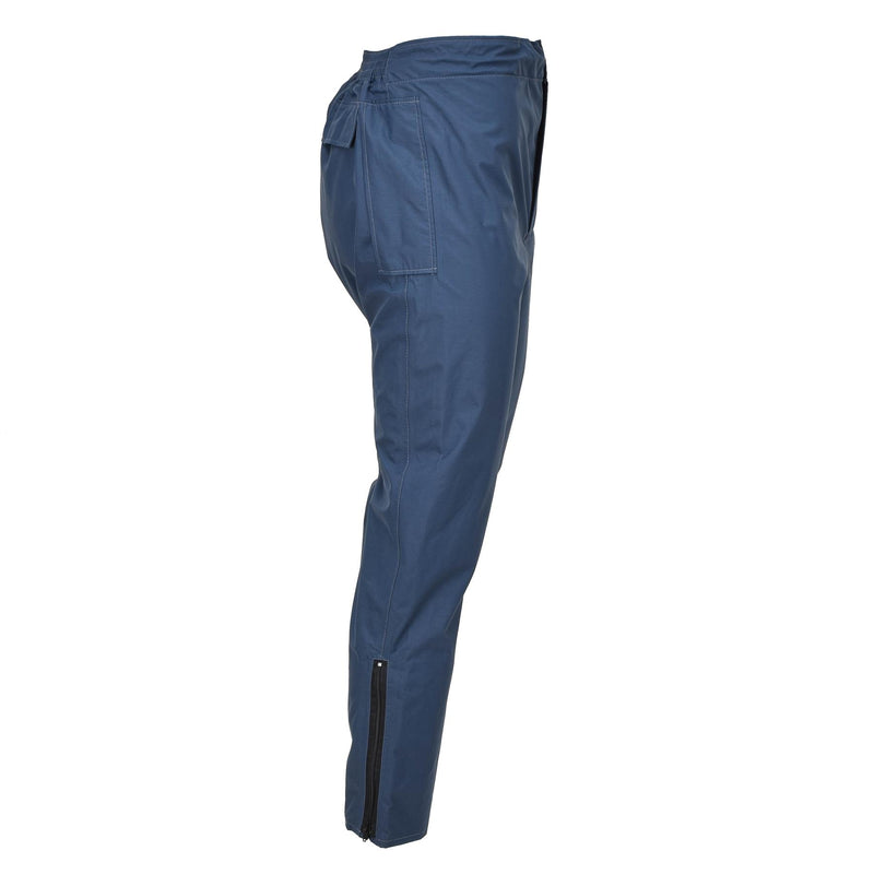 Oryginalne spodnie British Royal Air Force Waterproof Blue RAF Wet Weather Pants