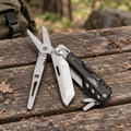 TAC MAVEN Odin Camping Multitool Nożyczki 440 Narzędzie kieszonkowe ze stali nierdzewnej, czarne