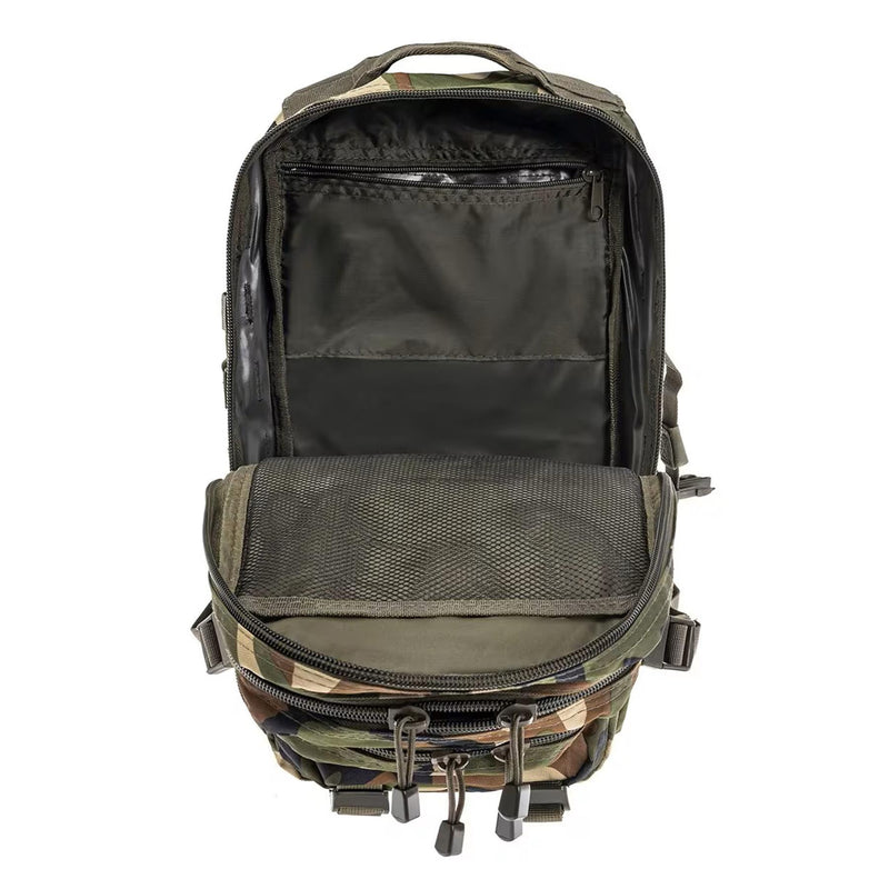 MIL-TEC U.S. Assault Tactical Plecak 20 Liliters Trekking Trekking Woodland Daypack