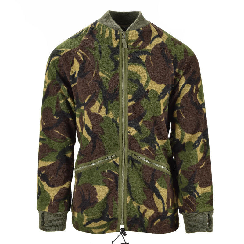 Oryginalna brytyjska kurtka termiczna armii kardigan polar DPM Camo Jumper Men