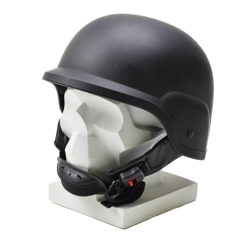Oryginalny brytyjski wojskowy czarny hełm plastikowy MK7 TACTICAL Training Gear Nowy
