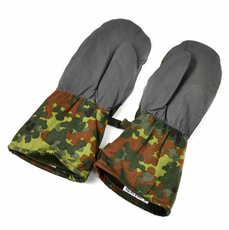 Oryginalne armia niemiecka clecktarn mittens BW Wojskowe Rękawiczki bojowe