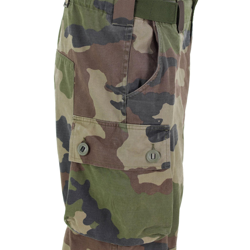 Oryginalne francuskie spodnie bojowe wojskowe Felin Cce Camo T4 spodnie Ripstop